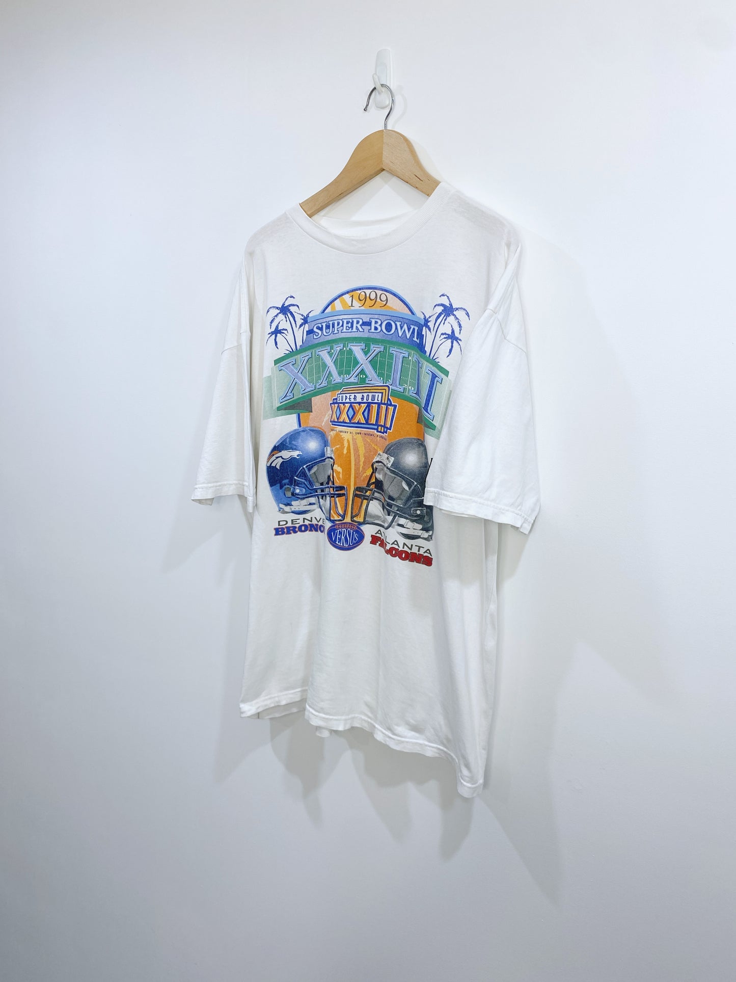 Vintage 1999 Broncos Vs Falcons Championship T-shirt XL