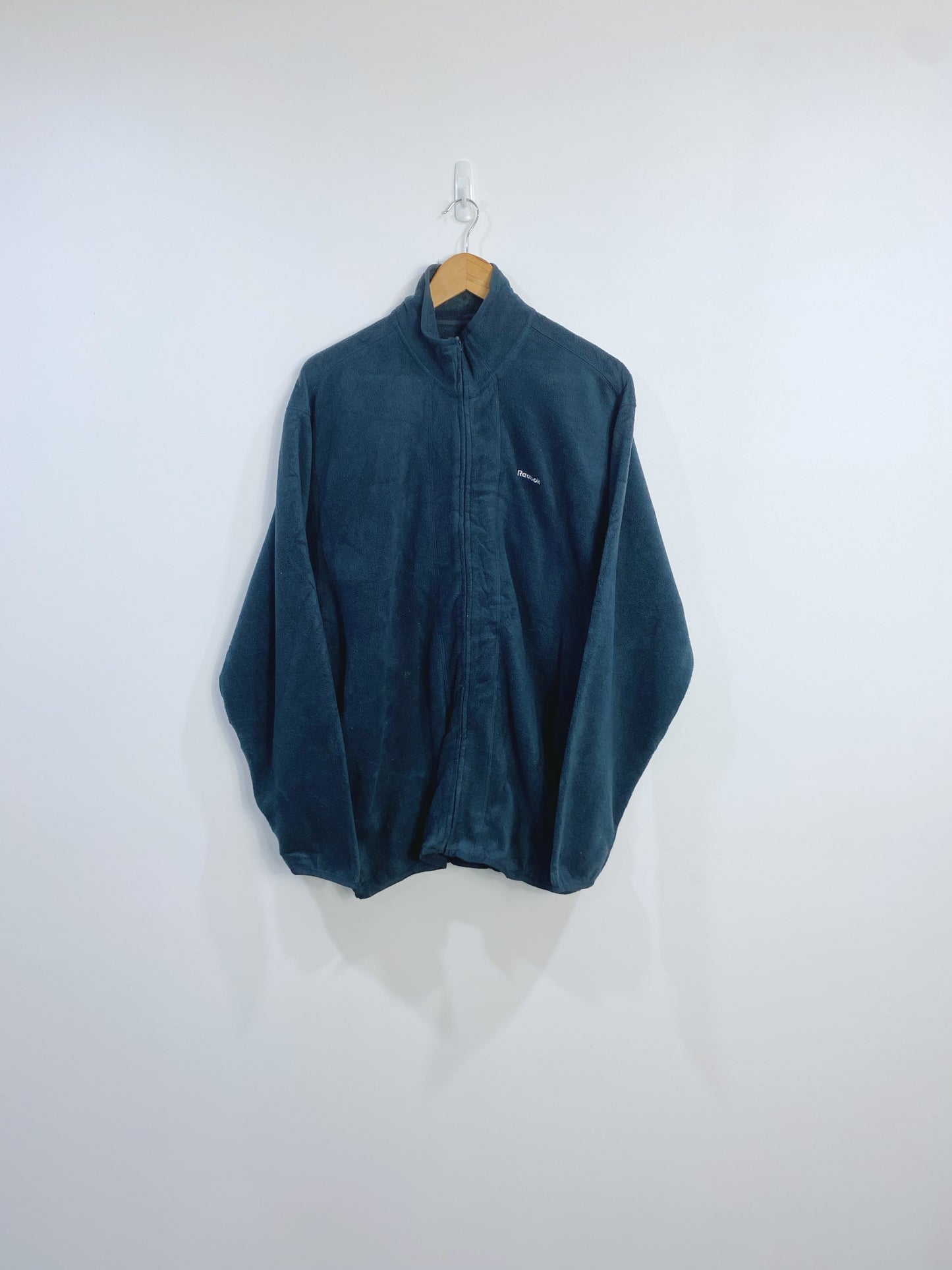 Vintage Reebok Embroidered Fleece Jacket L