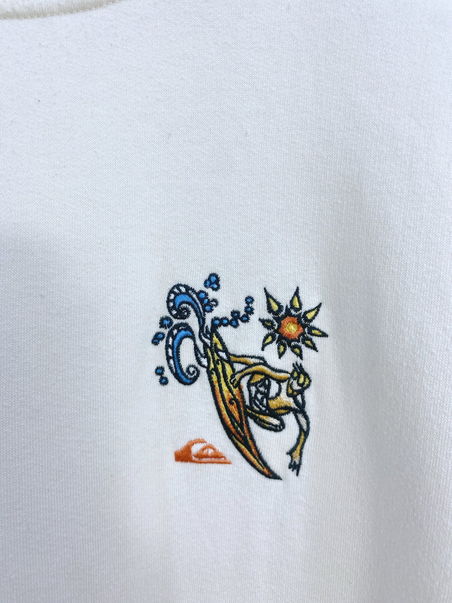 Vintage 90s Quiksilver Embroidered Sweatshirt L