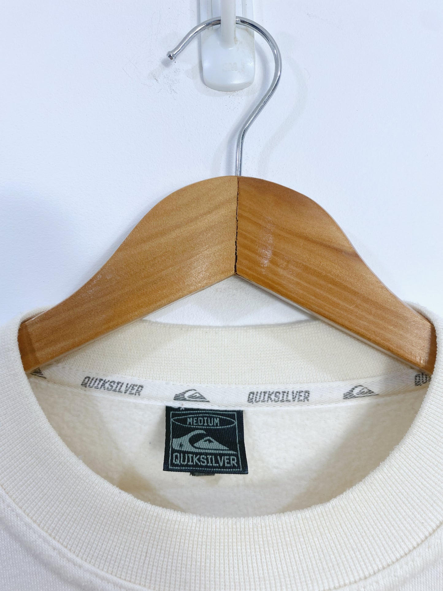 Vintage 90s Quiksilver Embroidered Sweatshirt L