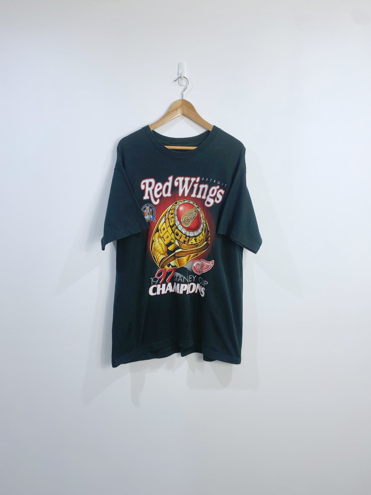 Vintage 1997 Detroit RedWings Championship T-shirt XL
