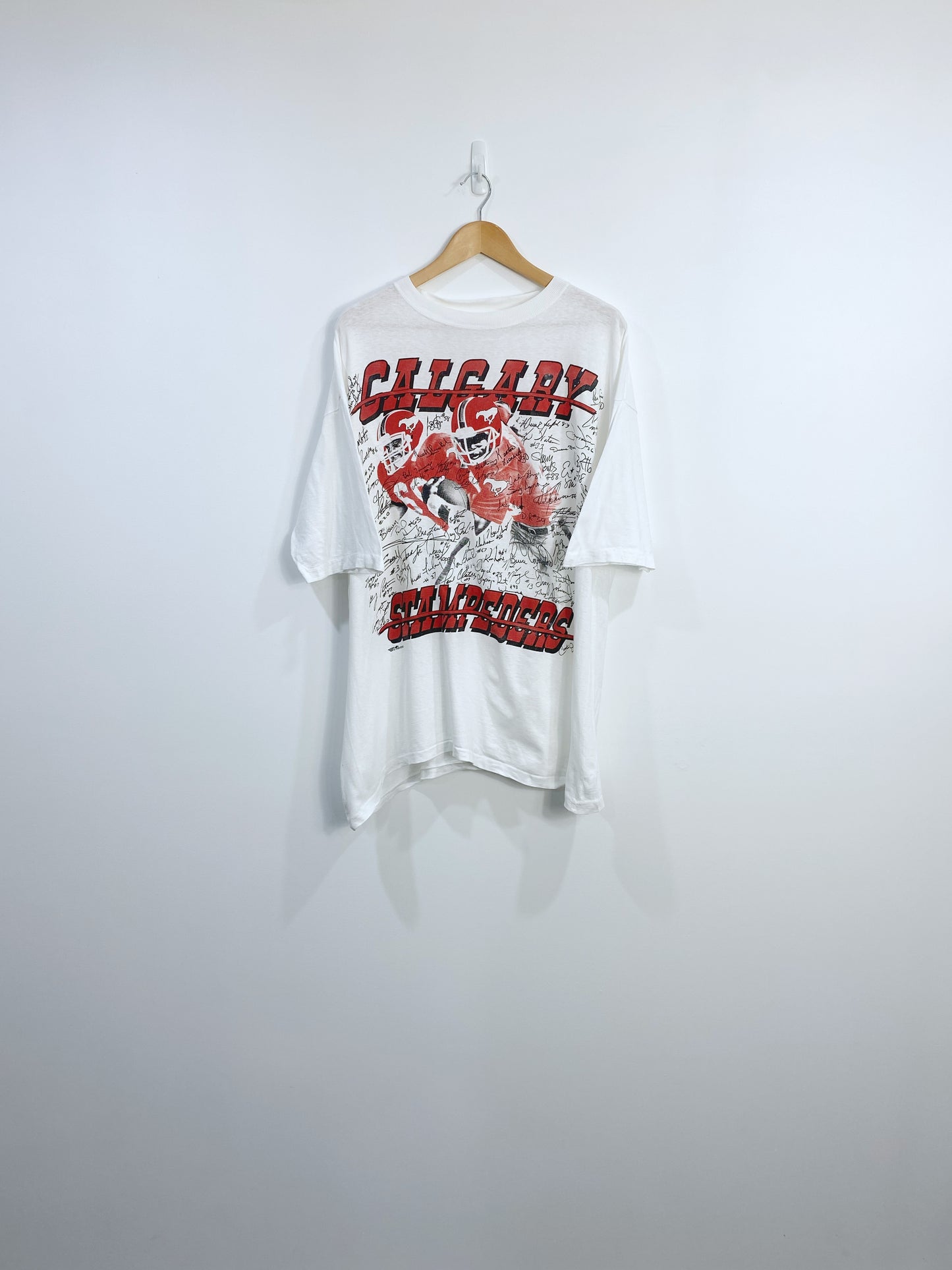Vintage 90s Calgary Stampeders T-shirt L