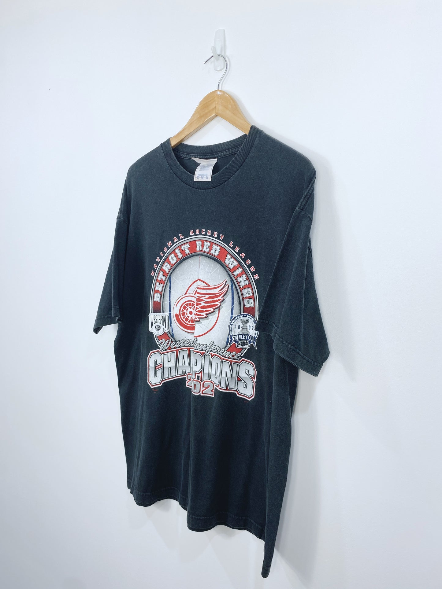 Vintage Detroit RedWings Championship T-shirt L