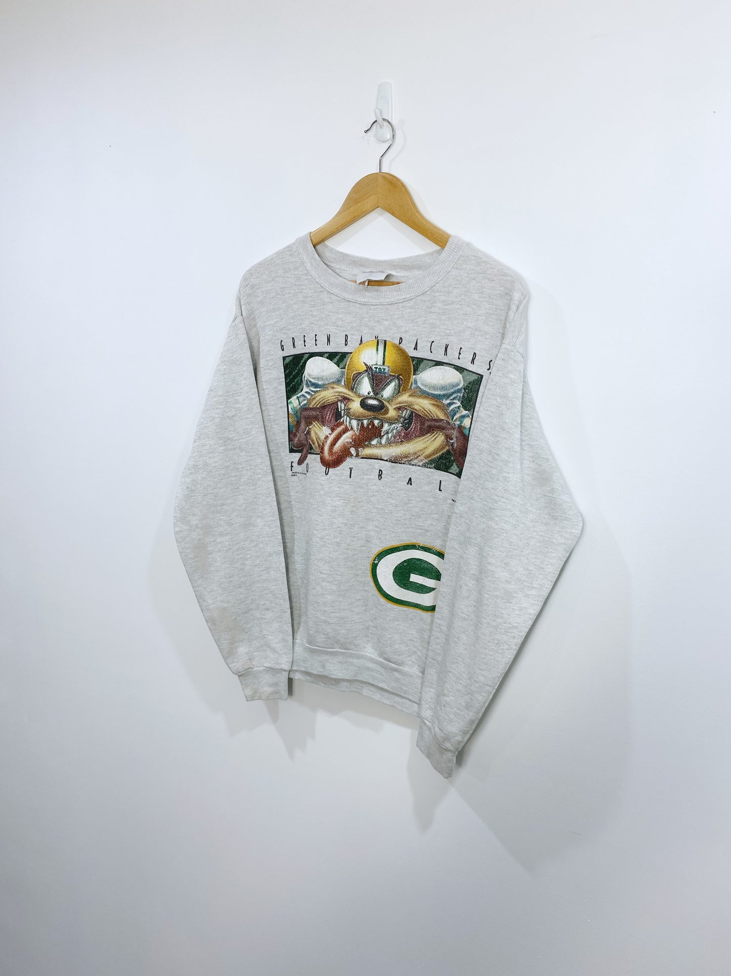 Vintage 1997 Taz GreenBay Packers Sweatshirt M