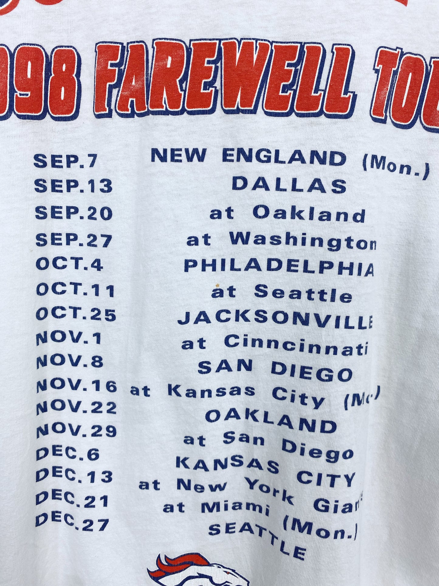 Vintage 1998 Denver Broncos T-shirt L