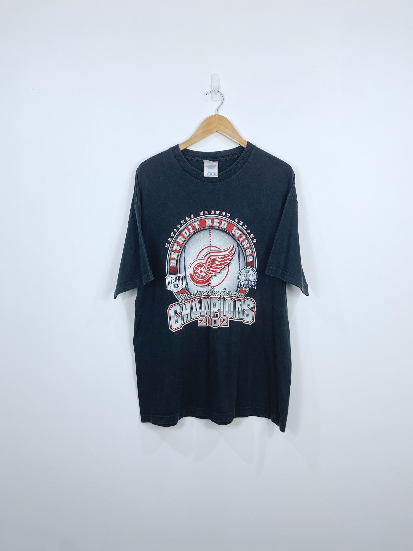 Vintage Detroit RedWings Championship T-shirt L