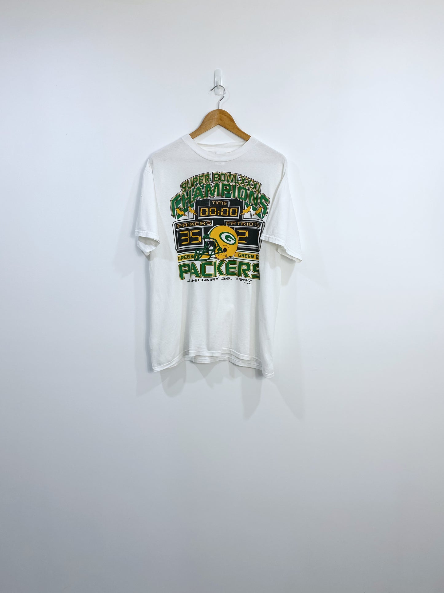Vintage 1997 GreenBay Packers Championship T-shirt M