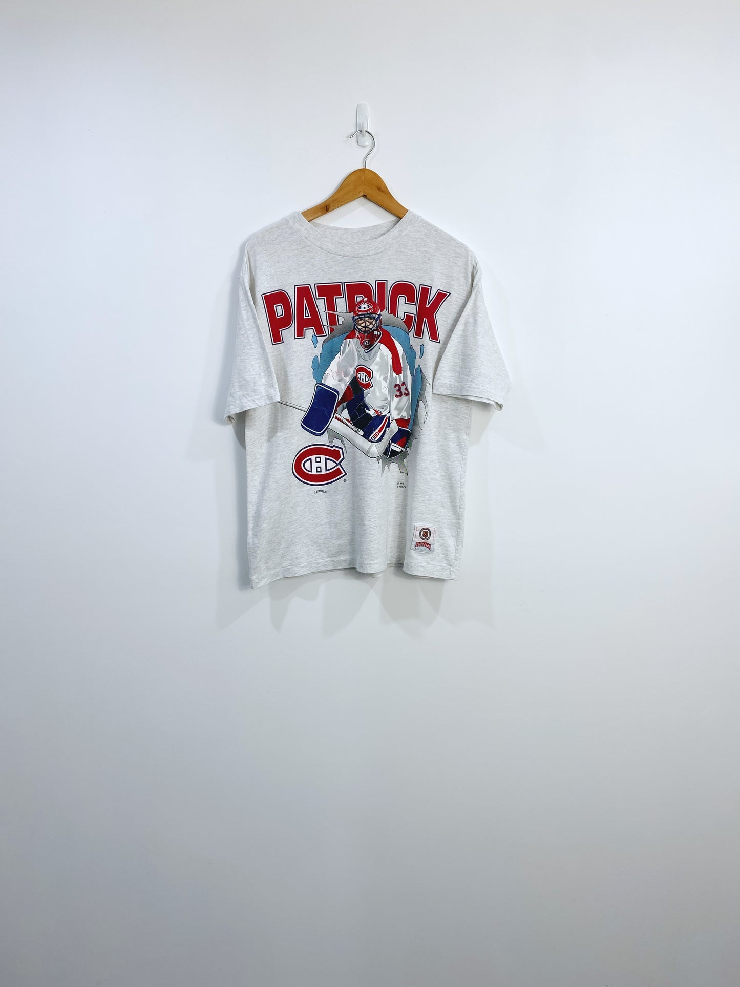Vintage 90s Patrick Roy Canadiens T-shirt L