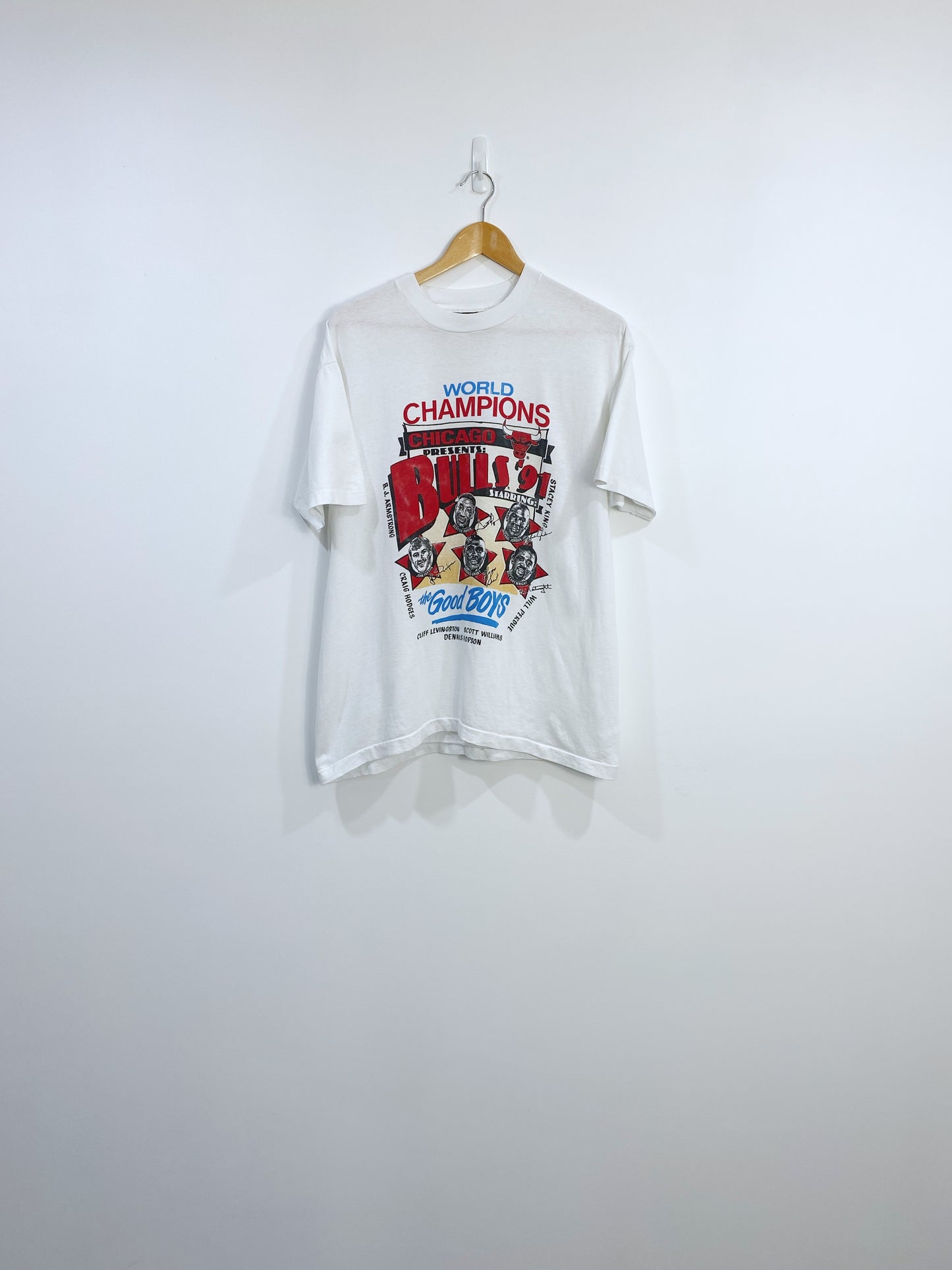 Vintage 1991 Chicago Bulls Championship T-shirt L