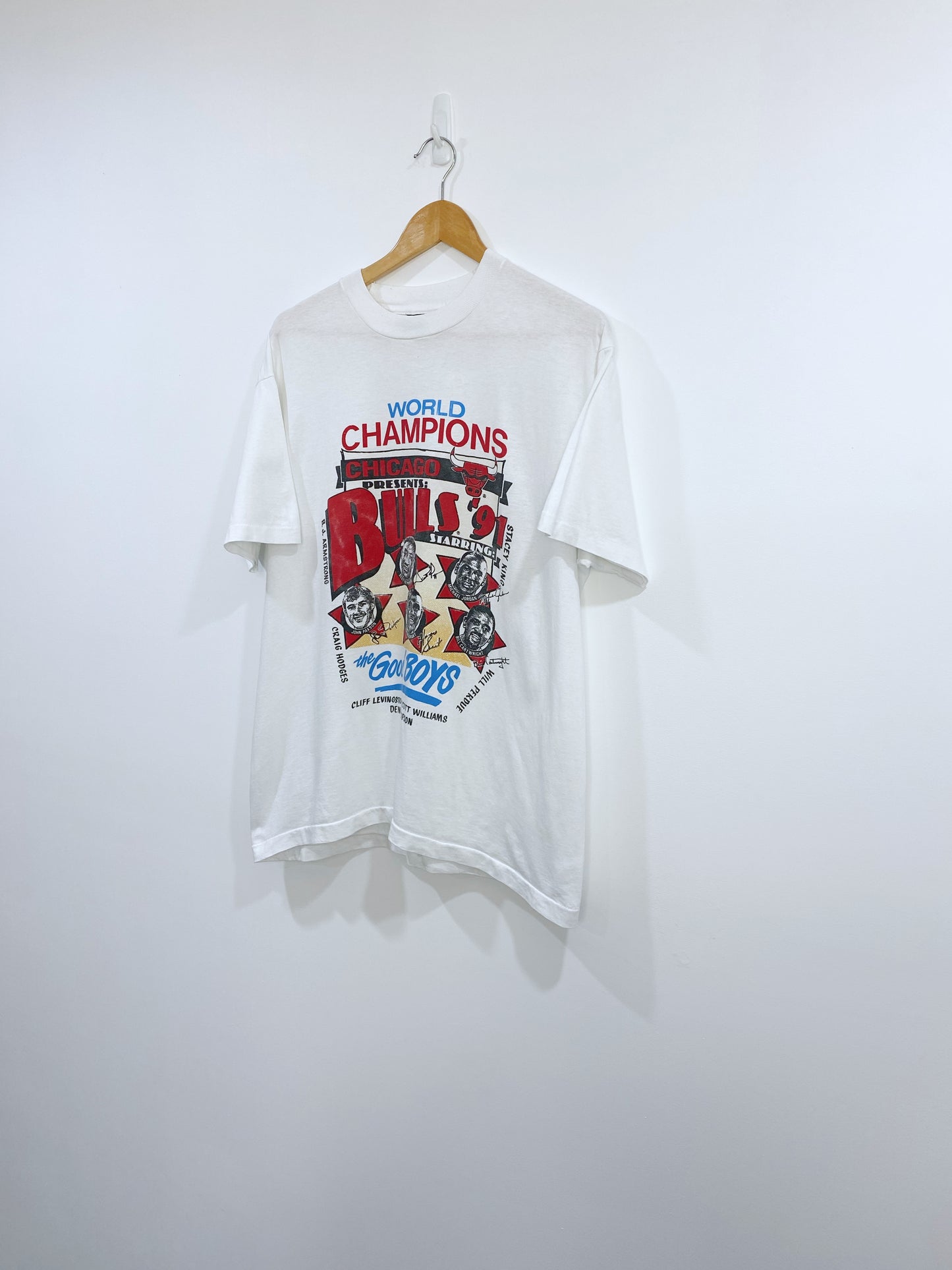 Vintage 1991 Chicago Bulls Championship T-shirt L