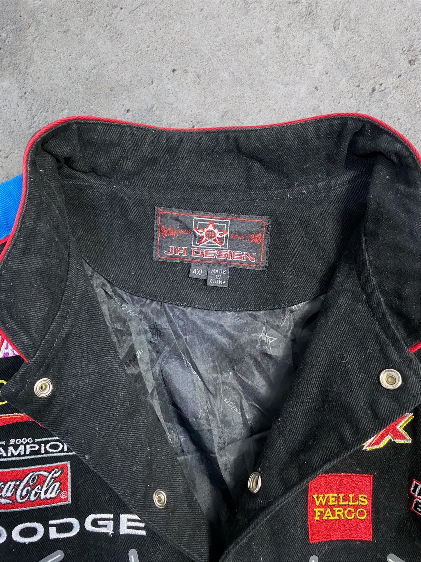 Vintage JH Designs Spider-Man 3 Bobby Lobonte Nascar Jacket 4XL