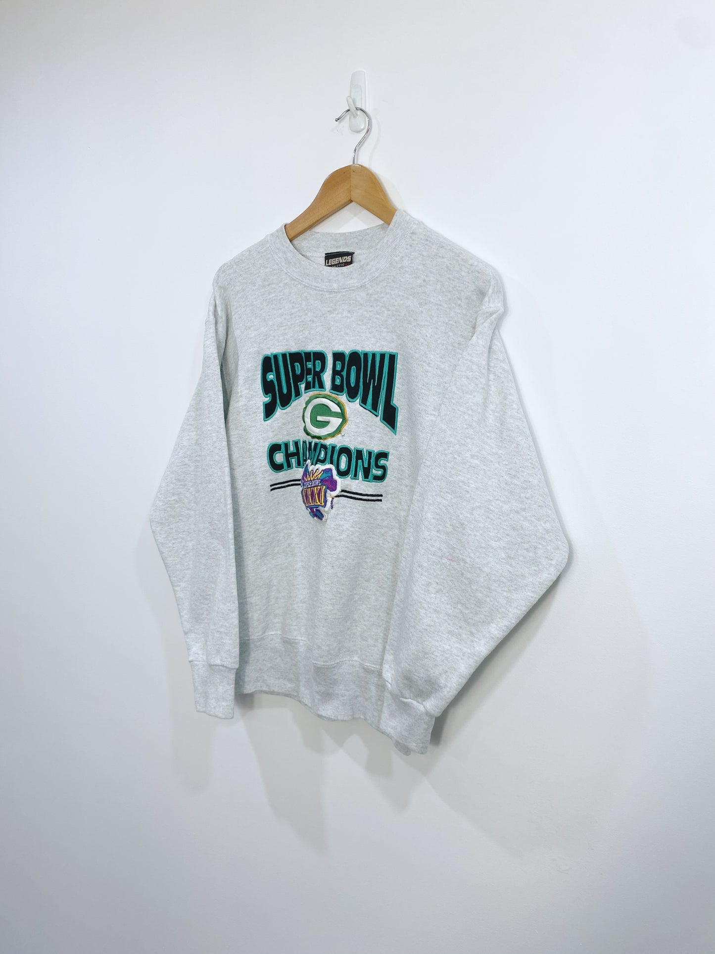 Vintage 90s GreenBay Packers Embroidered Sweatshirt M