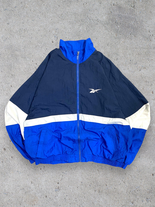 Vintage 90s Embroidered Reebok Windbreaker Jacket L