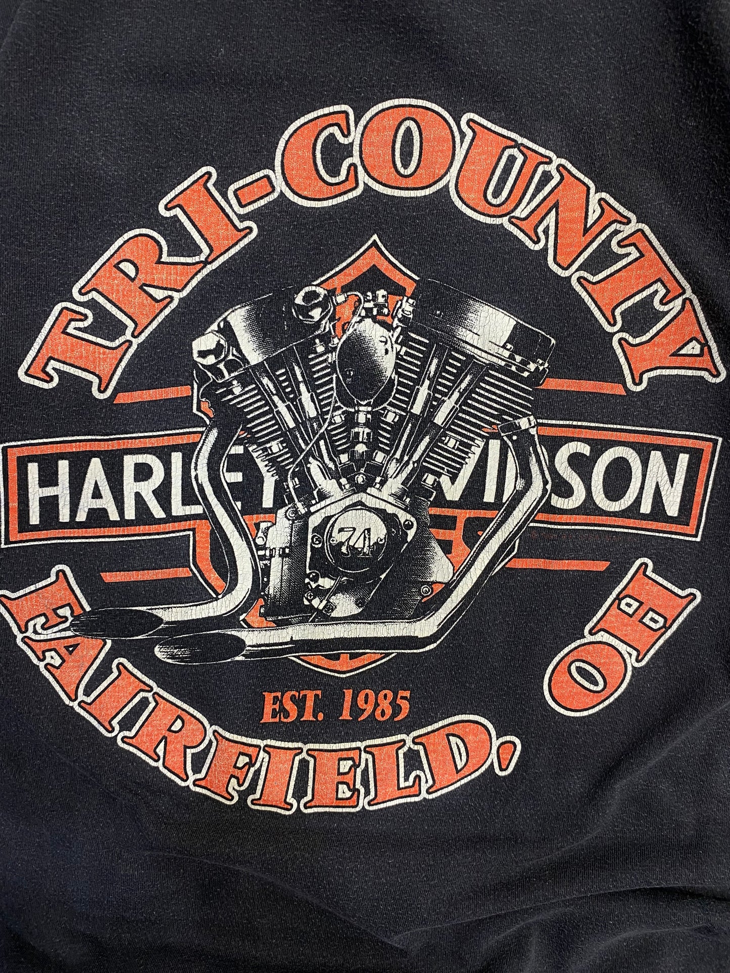 Vintage 1991 Tri County Harley Davidson T-shirt M