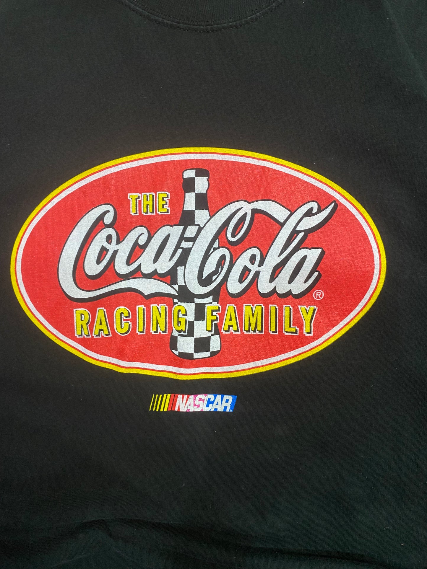 Vintage Coca Cola Nascar Racing Family T-shirt L