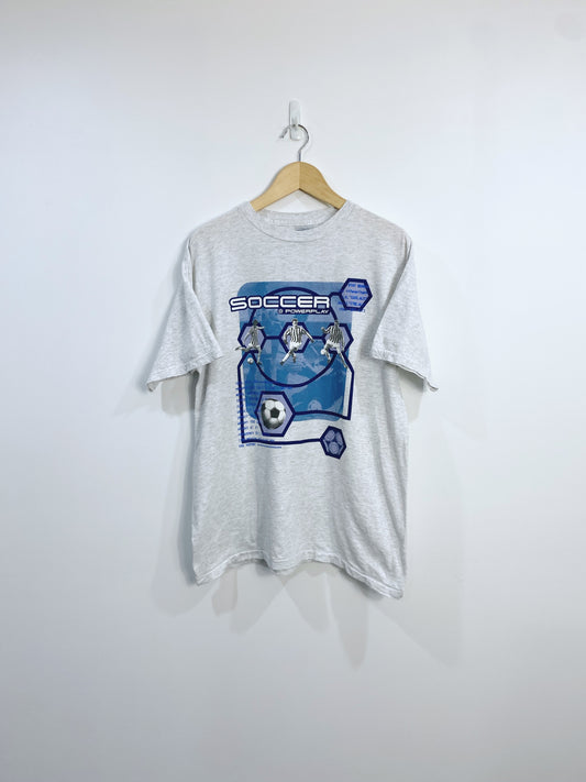 Vintage 90s Soccer Powerplay T-shirt L