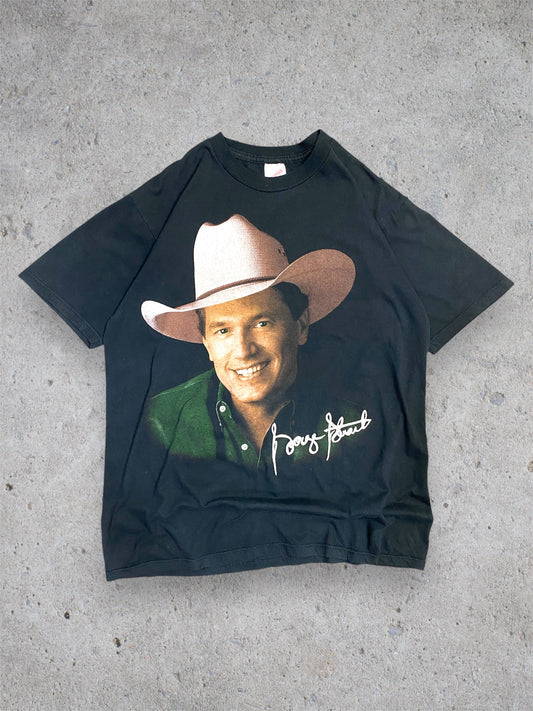 Vintage 90s George Strait Country Music Concert T-shirt L