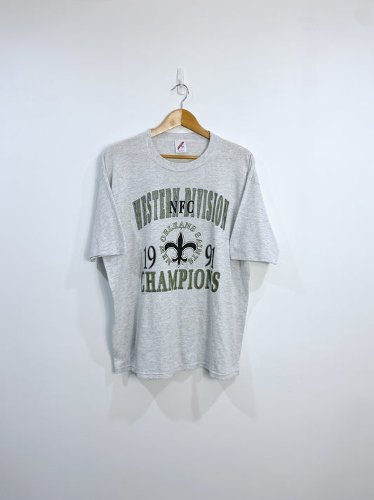 Vintage 1991 New Orleans Saints T-shirt L