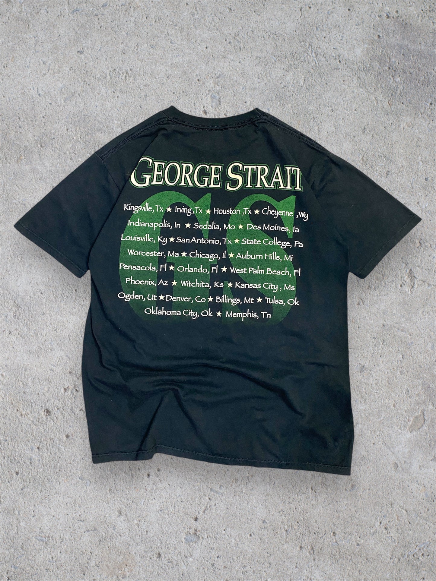 Vintage 90s George Strait Country Music Concert T-shirt L