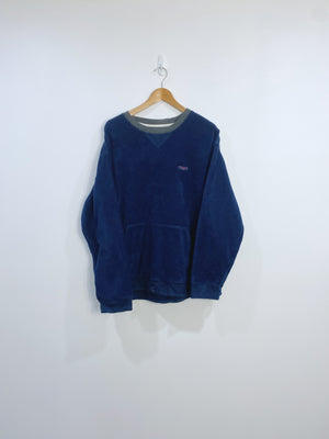 Vintage Tommy Hilfiger Embroidered Fleece Sweatshirt L