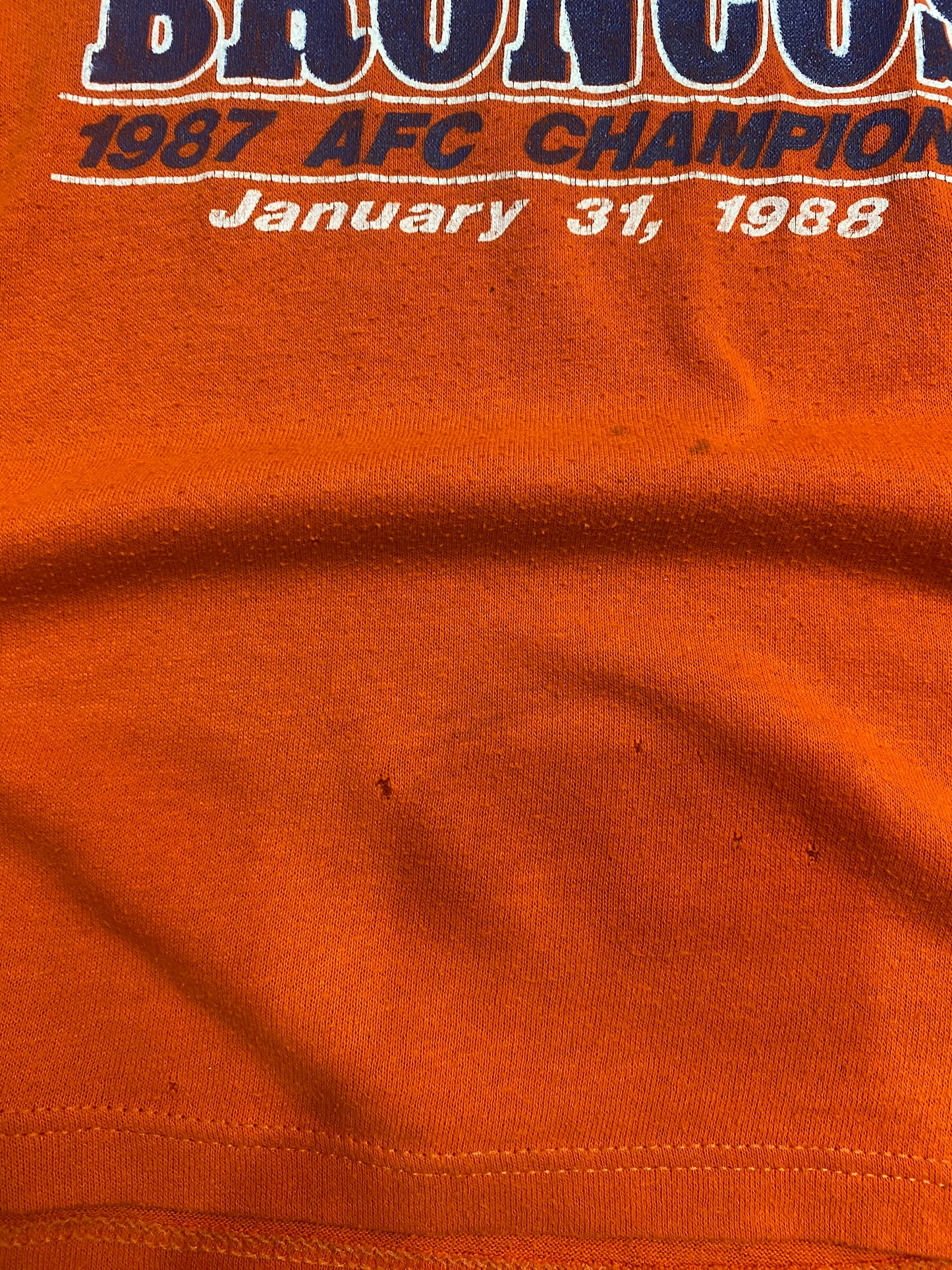 Vintage 1987 Denver Broncos Championship T-shirt M