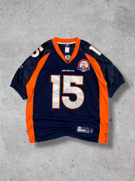 Vintage Denver Broncos Tim Tebow Reebok #15 Jersey Size 48