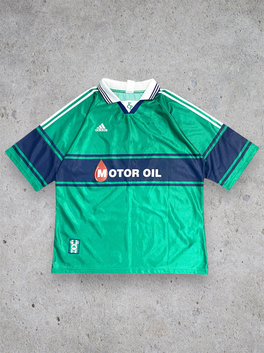 Vintage 1999-2000 Panathinaikos Adidas Home Jersey XL