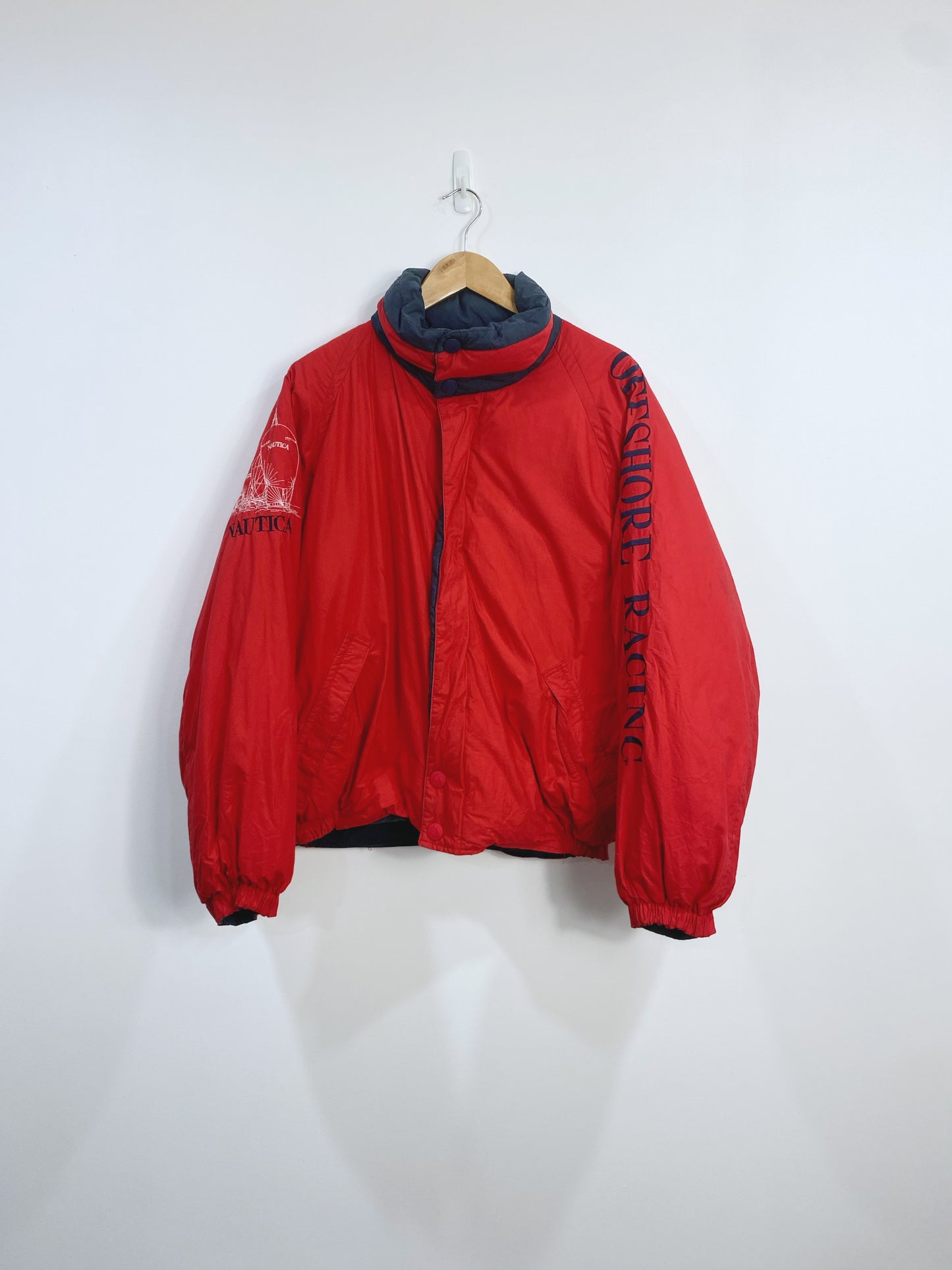 Vintage 90s Nautica Off Shore Racing Embroidered Jacket L