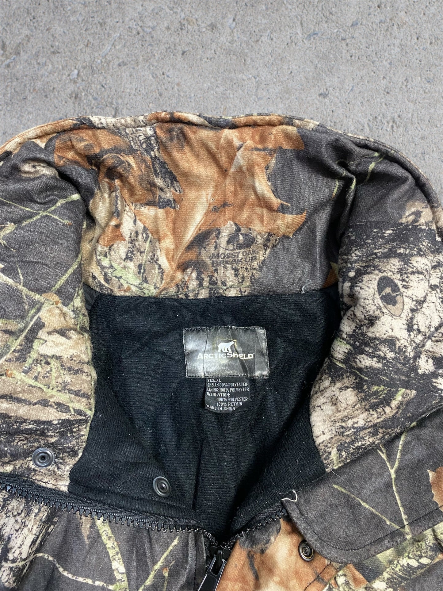 Vintage 2000s Arctic Shield Mossy Oak Realtree Insulated Jacket L