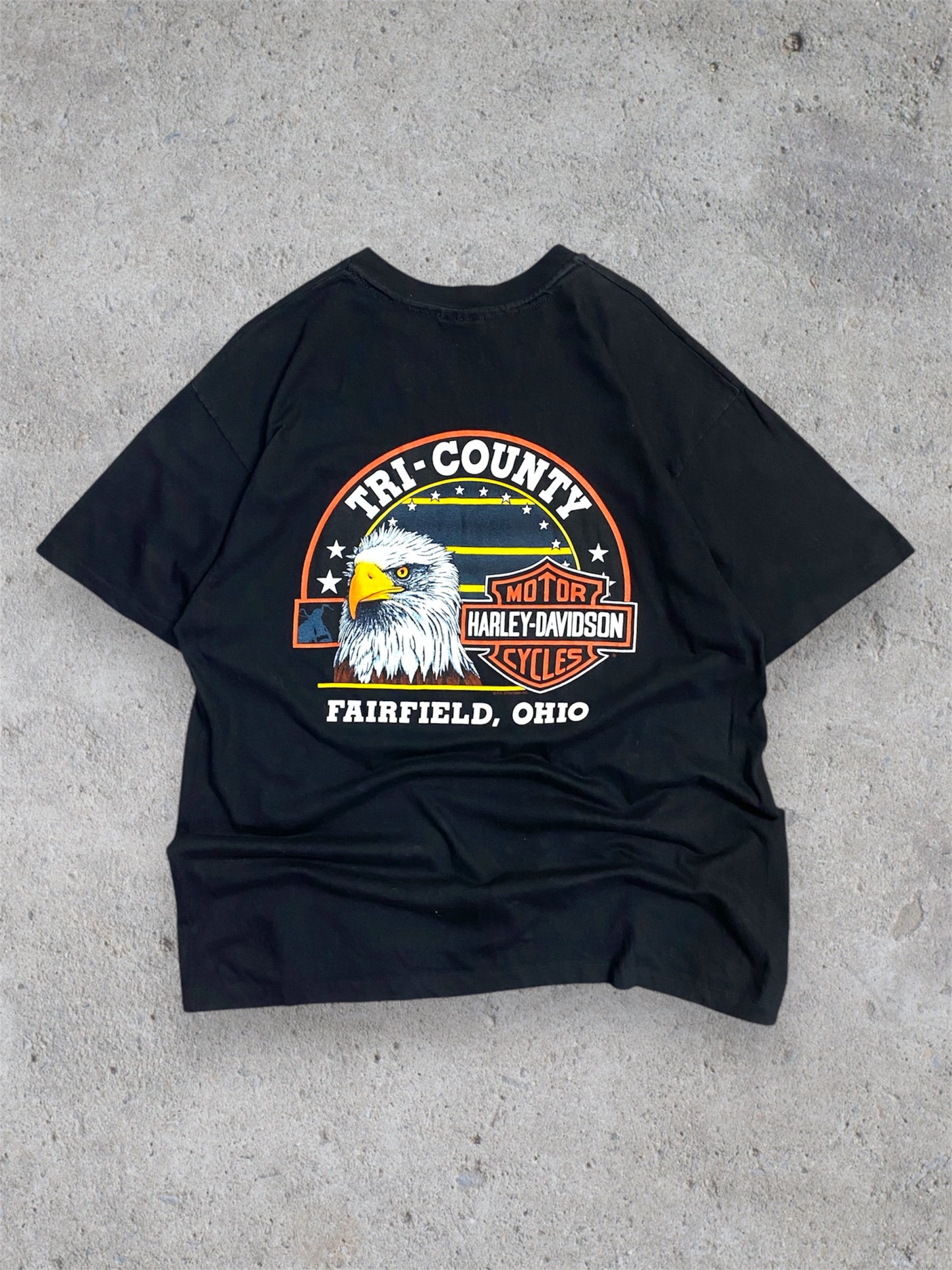 Vintage 1995 Riders Choice Tri County Harley Davidson T-shirt L