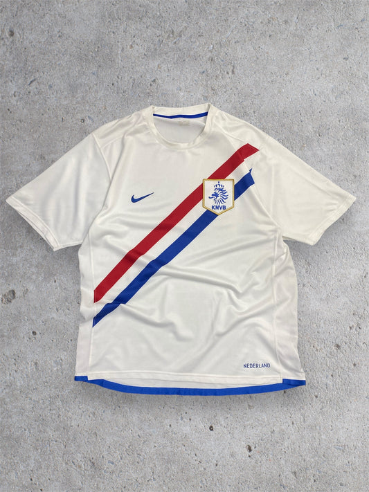 2006-2008 Nike Netherlands Away Jersey L