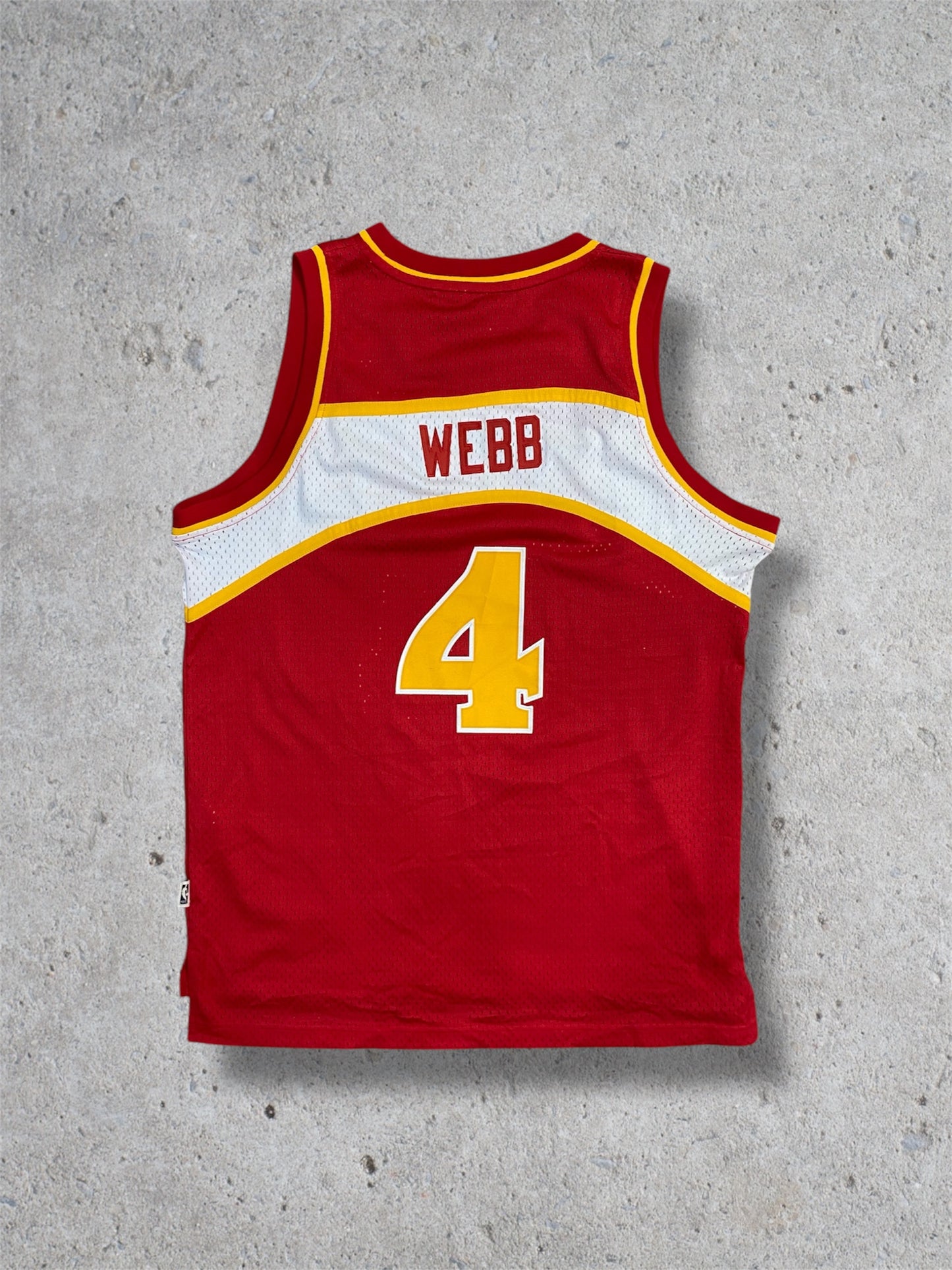 Spud Webb Atlanta Hawks Adidas Jersey Hardwood Classics L