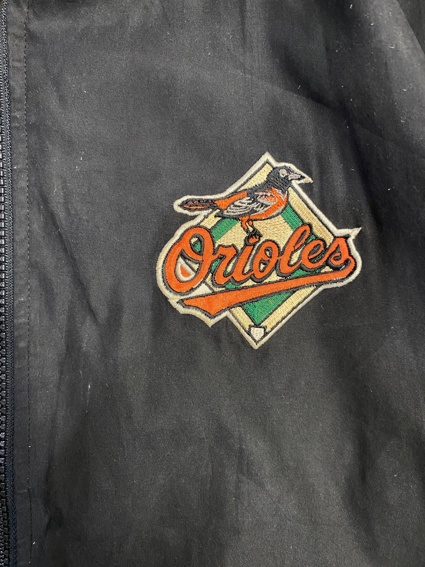 Vintage 90s Baltimore Orioles Embroidered Carl Banks Jacket L