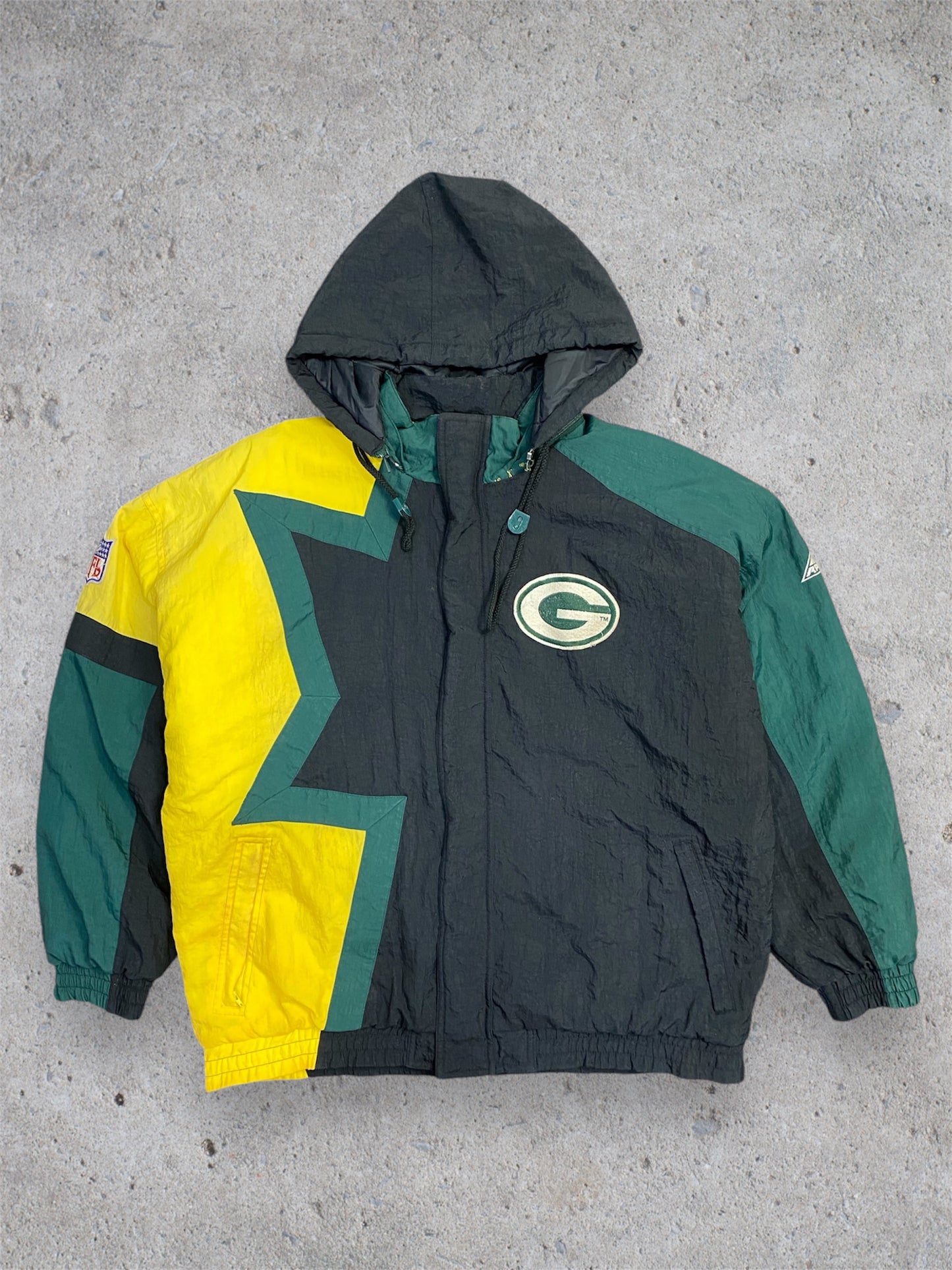 Vintage 90s GreenBay Packers Pro Line Apex Quilted Jacket L