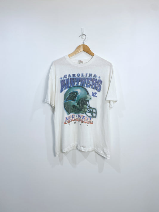 Vintage 1996 Carolina Panthers Championship T-shirt L