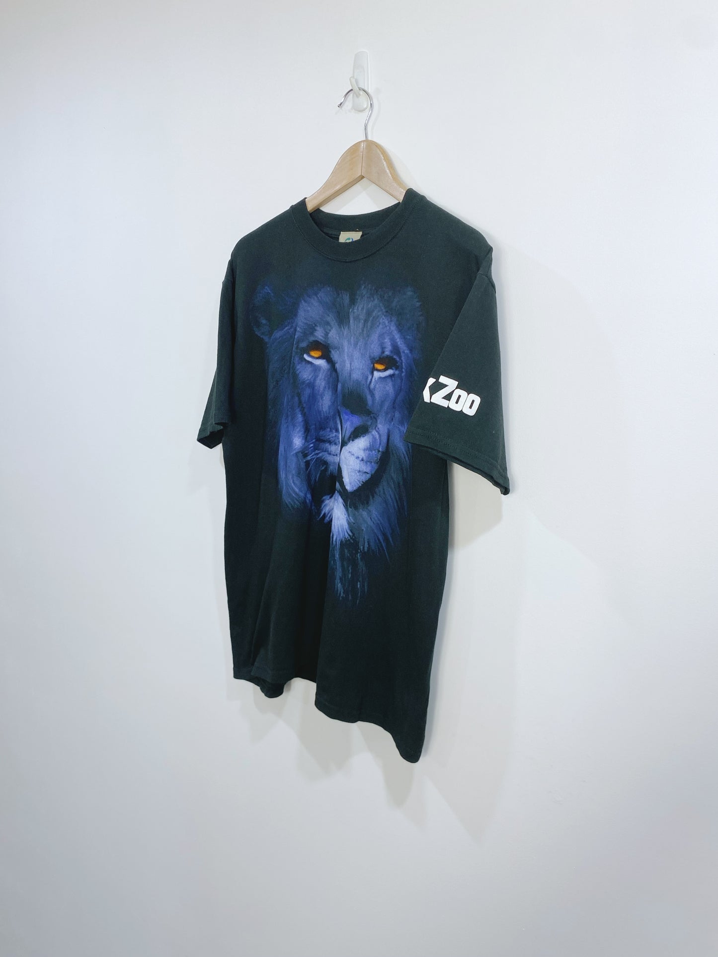 Vintage Liquid Blue Lion T-shirt M