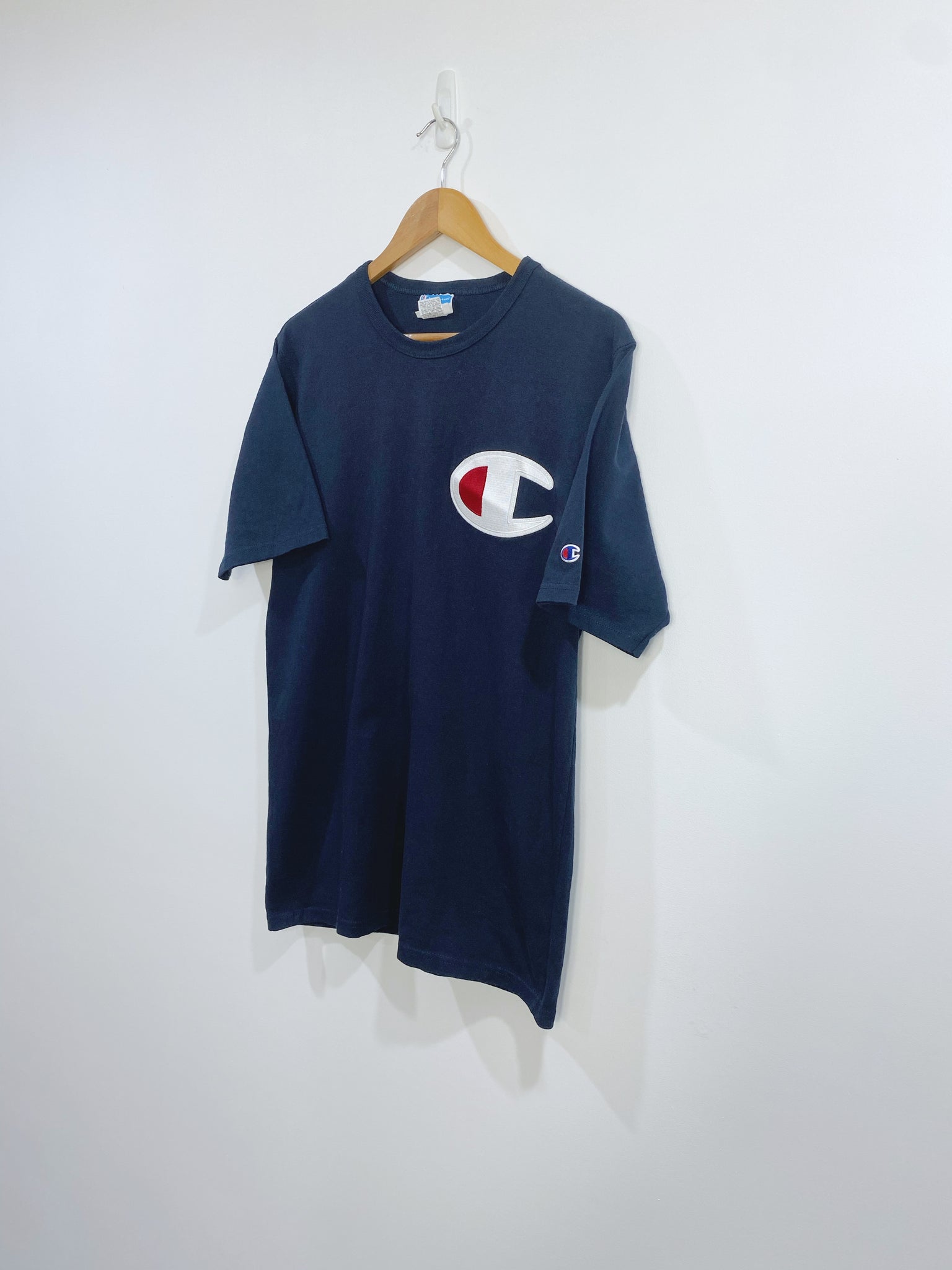 Vintage 90s Champion Embroidered T-shirt L