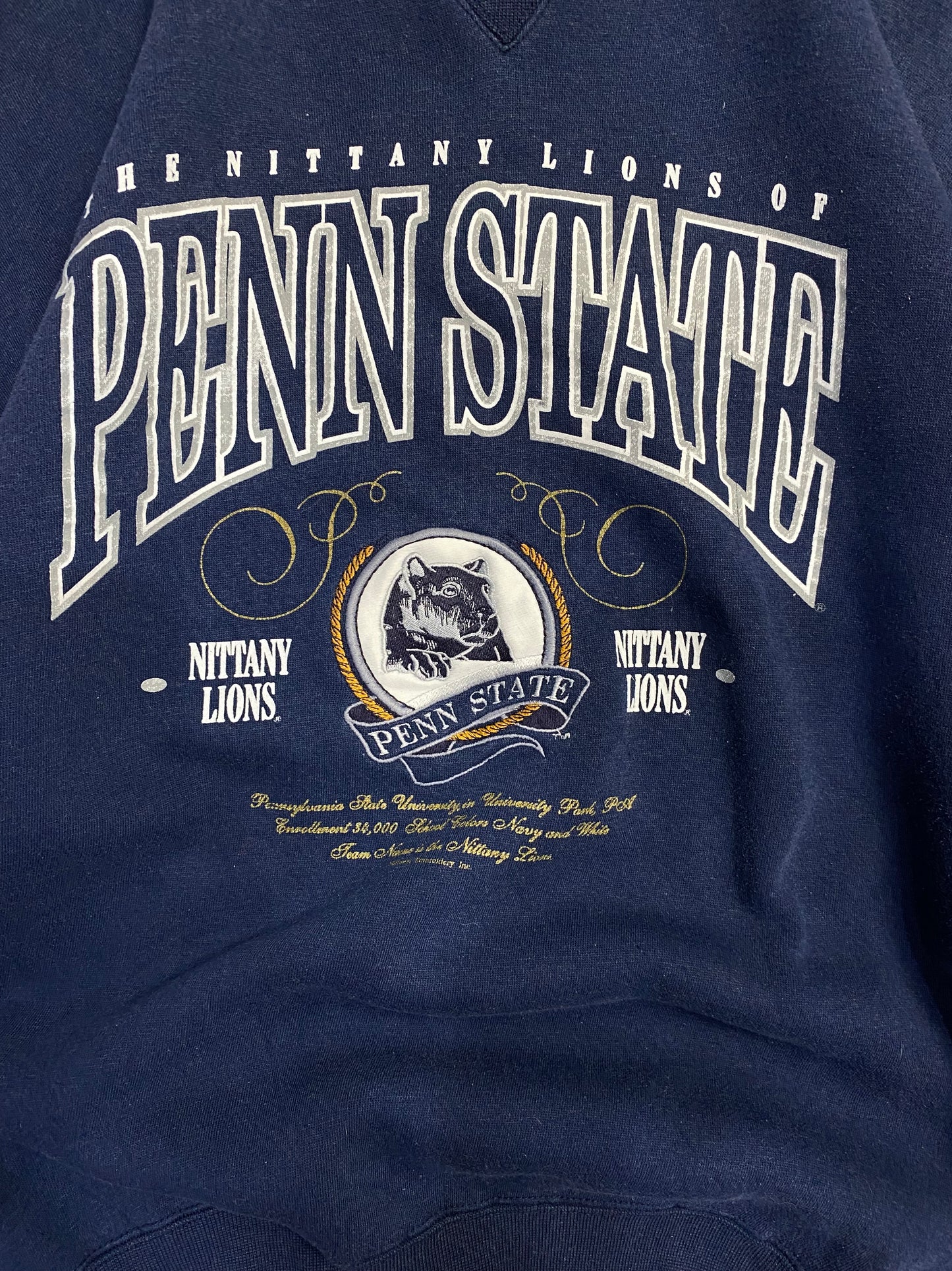 Vintage 90s Penn State Nittany Lions MidWest Sweatshirt L