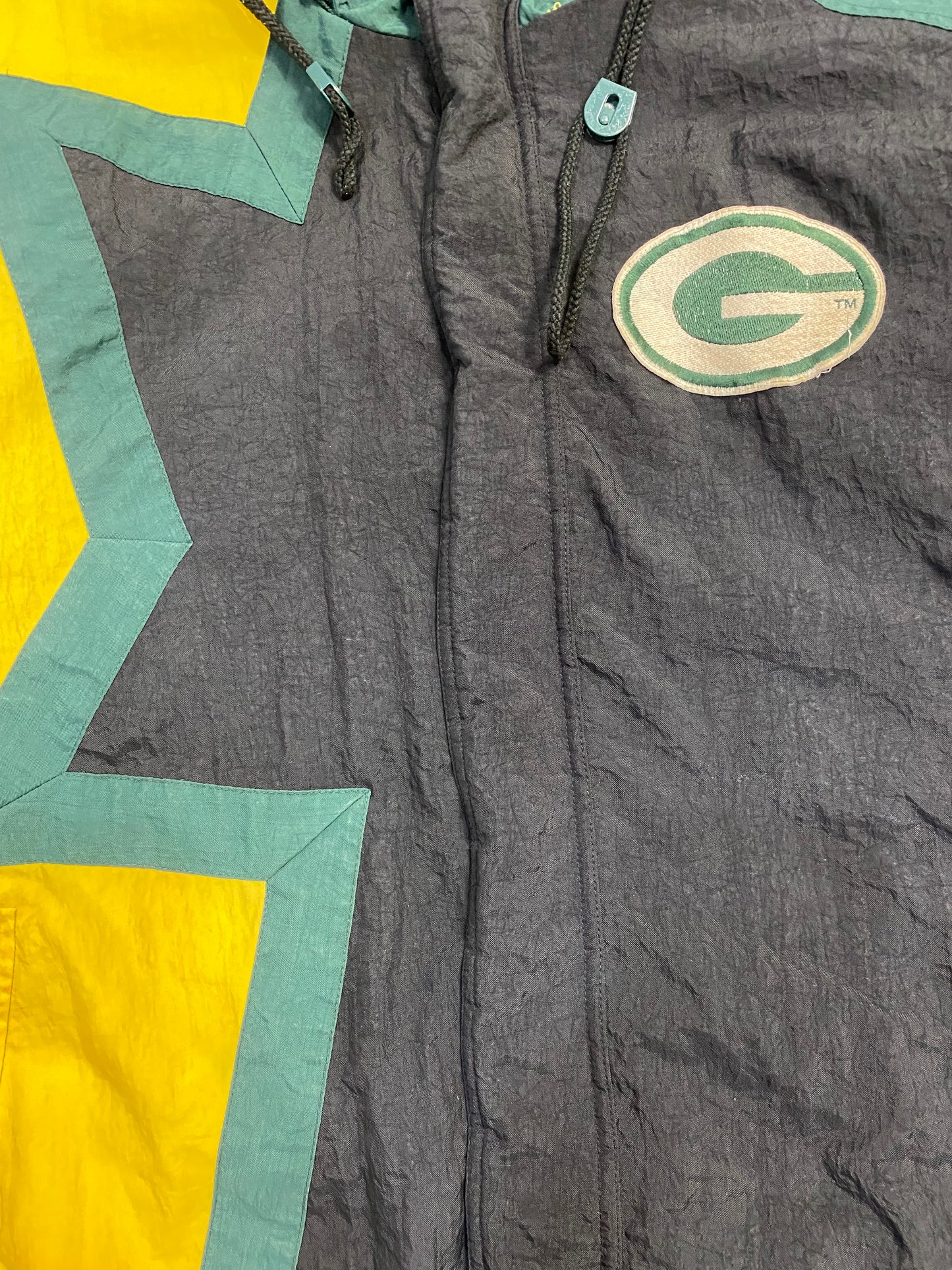 Vintage 90s GreenBay Packers Pro Line Apex Quilted Jacket L