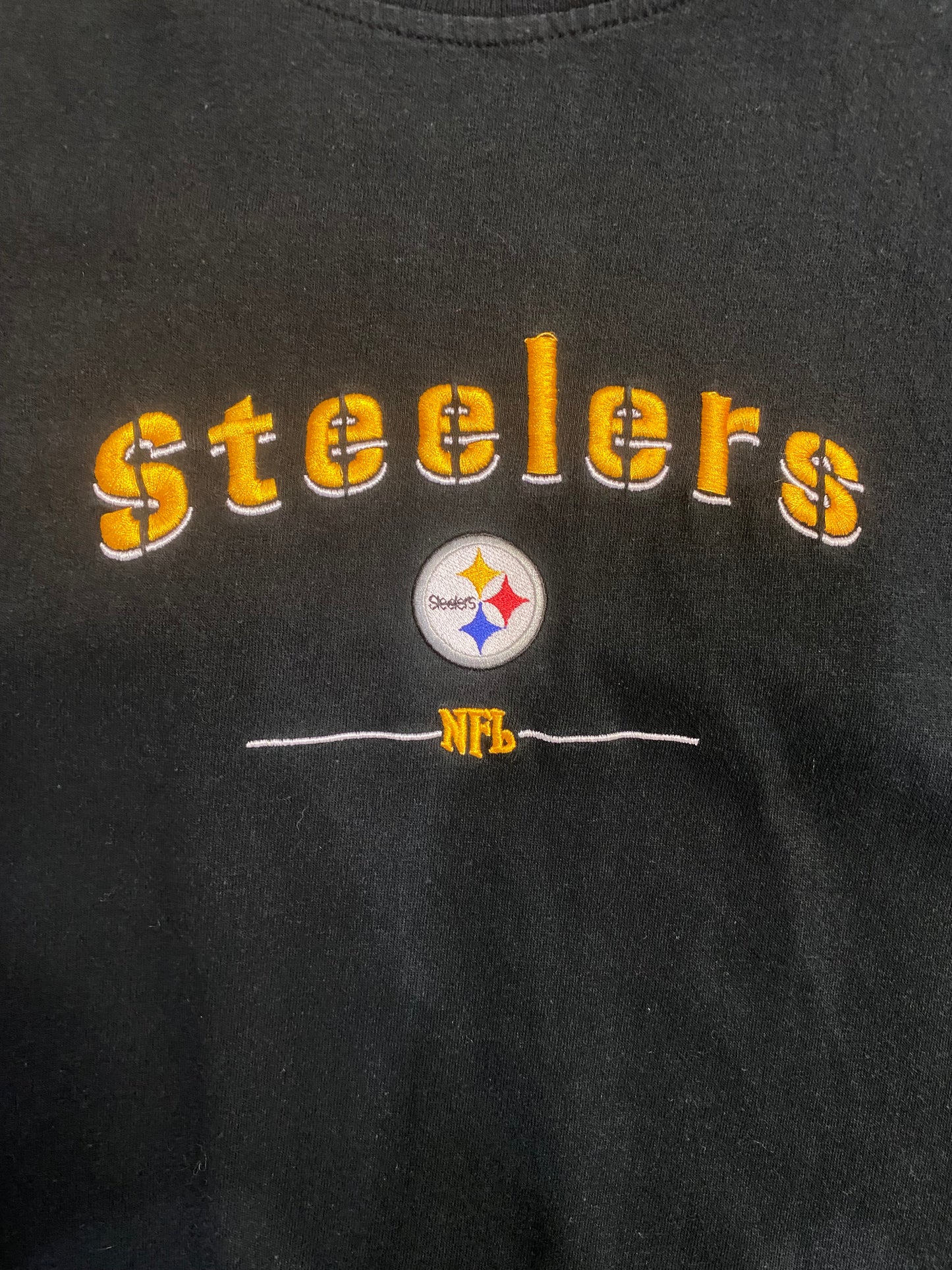 Vintage Pittsburgh Steelers Embroidered T-shirt L