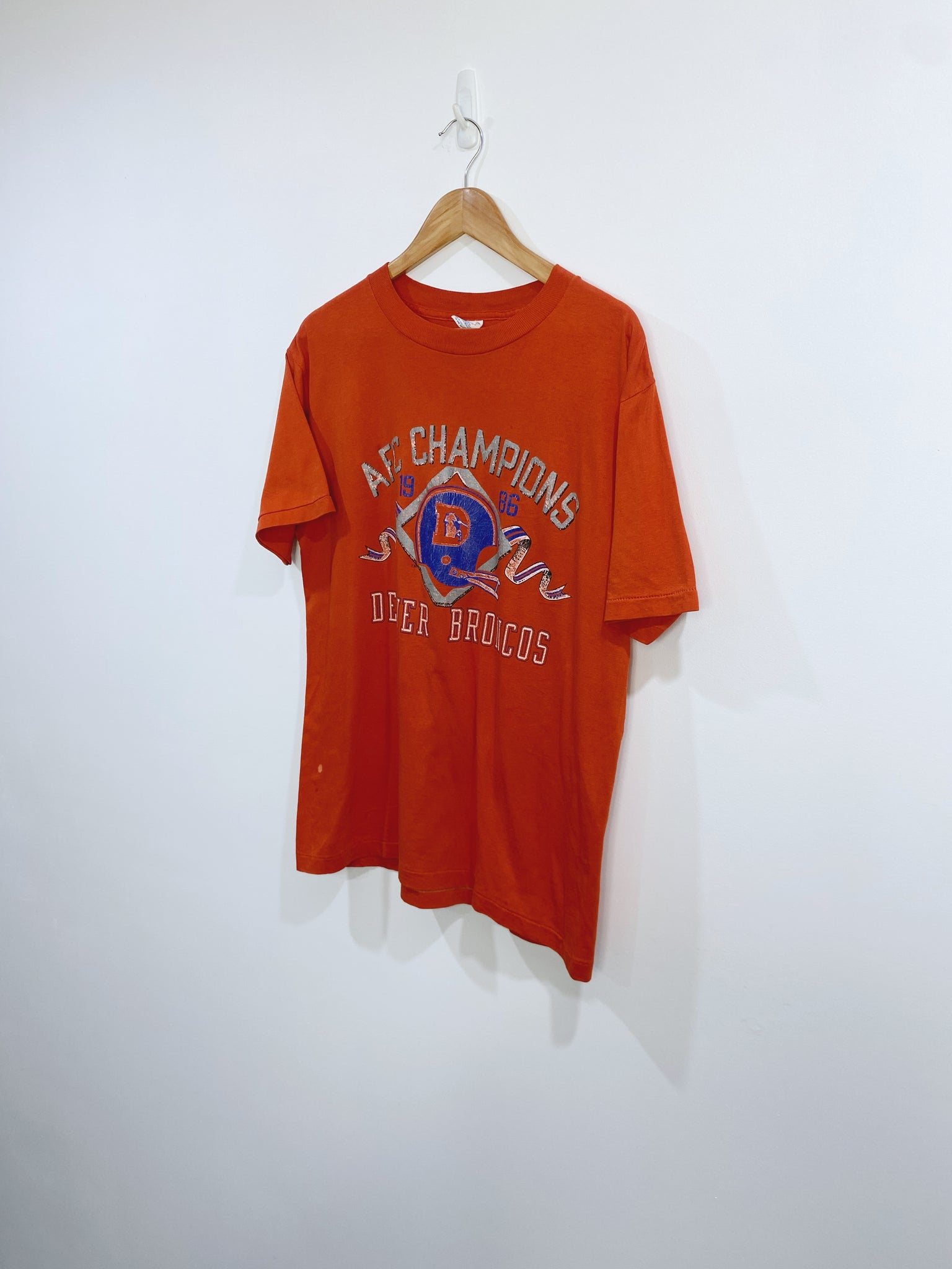 Vintage 1986 Denver Broncos Championship T-shirt M