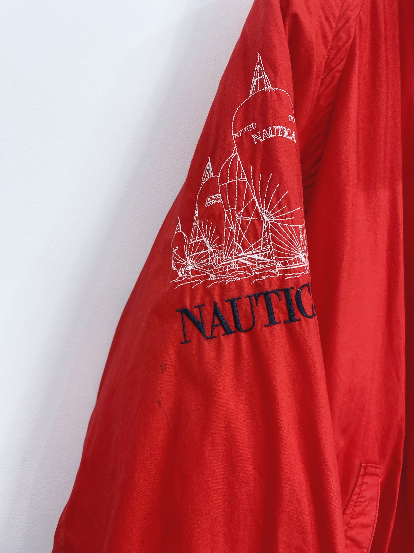 Vintage 90s Nautica Off Shore Racing Embroidered Jacket L