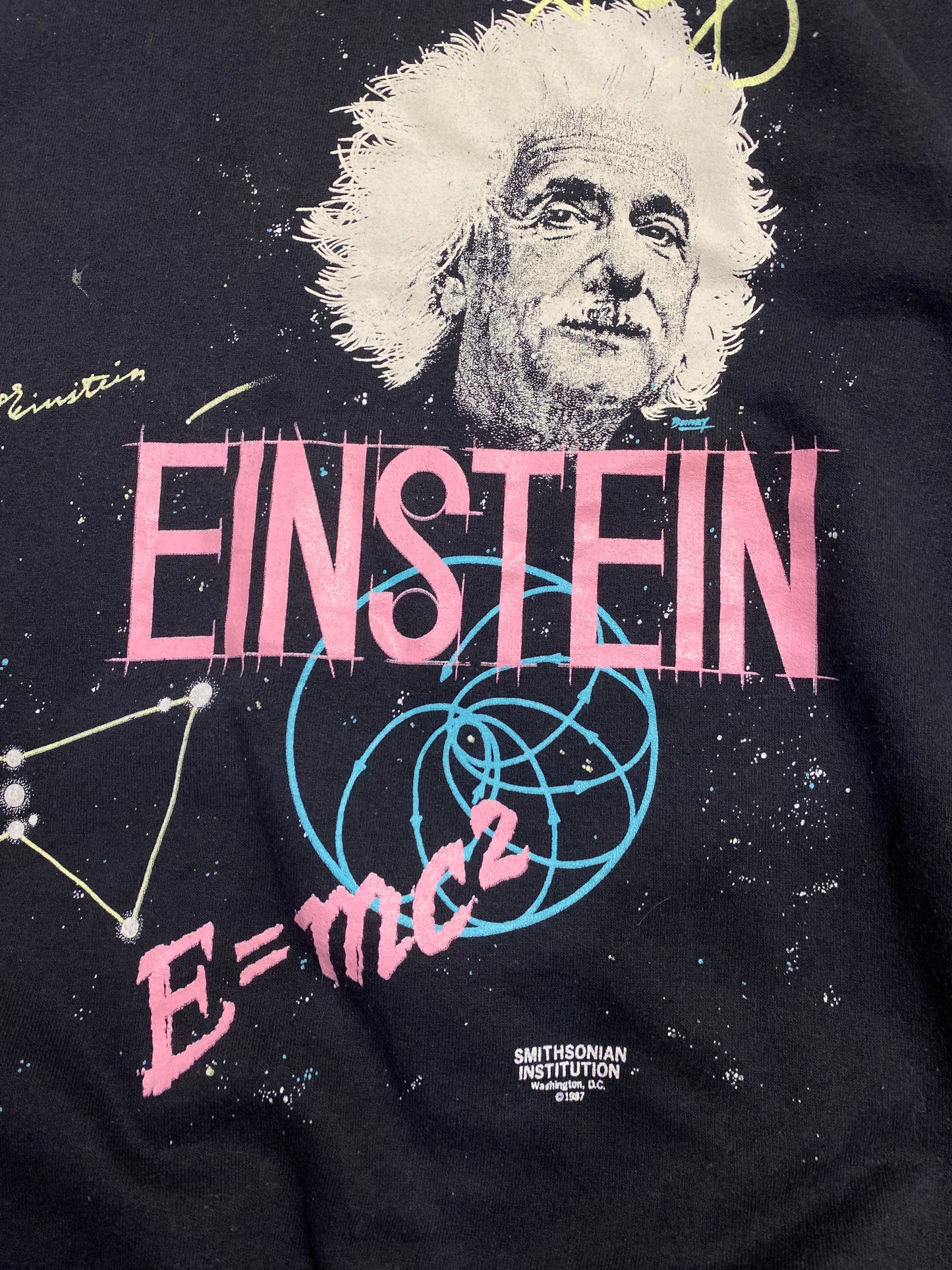 Vintage 1987 Albert Einstein E=mc2 Sweatshirt S