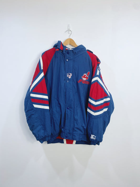 Vintage 90s Cleveland Indians Starter Jacket L