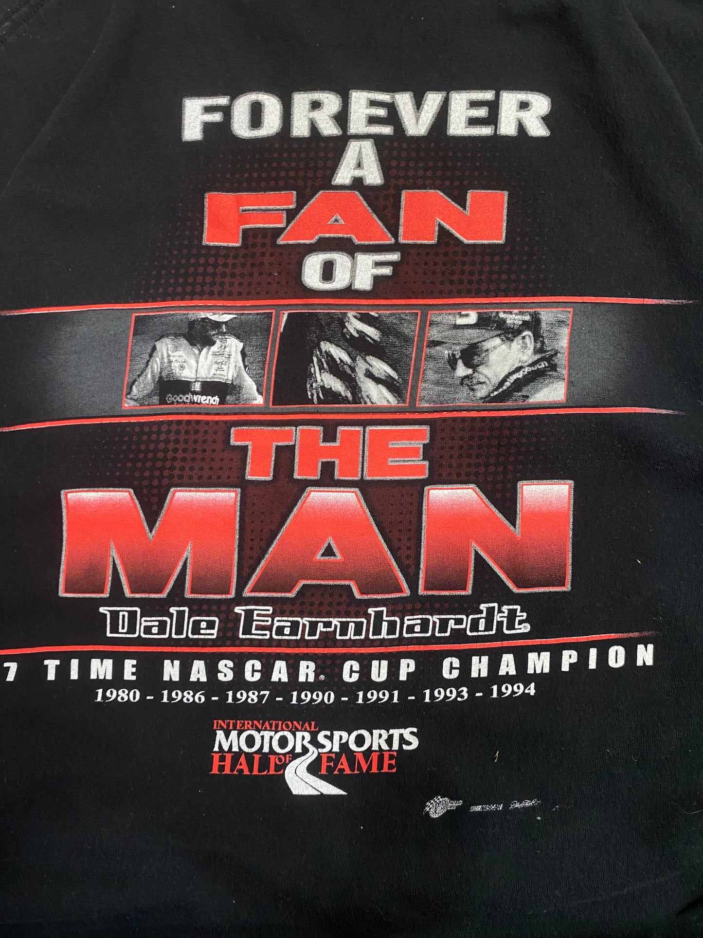 Vintage Dale Earnhardt Hall Of Fame T-shirt L