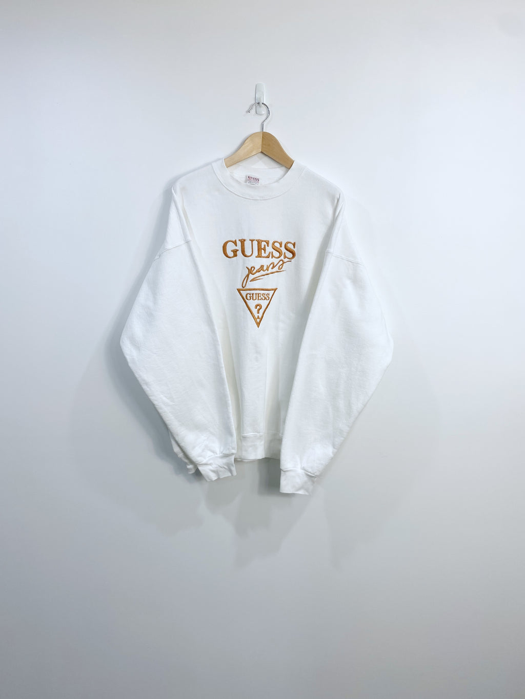 Vintage 90s Guess Jeans Embroidered Sweatshirt XXL