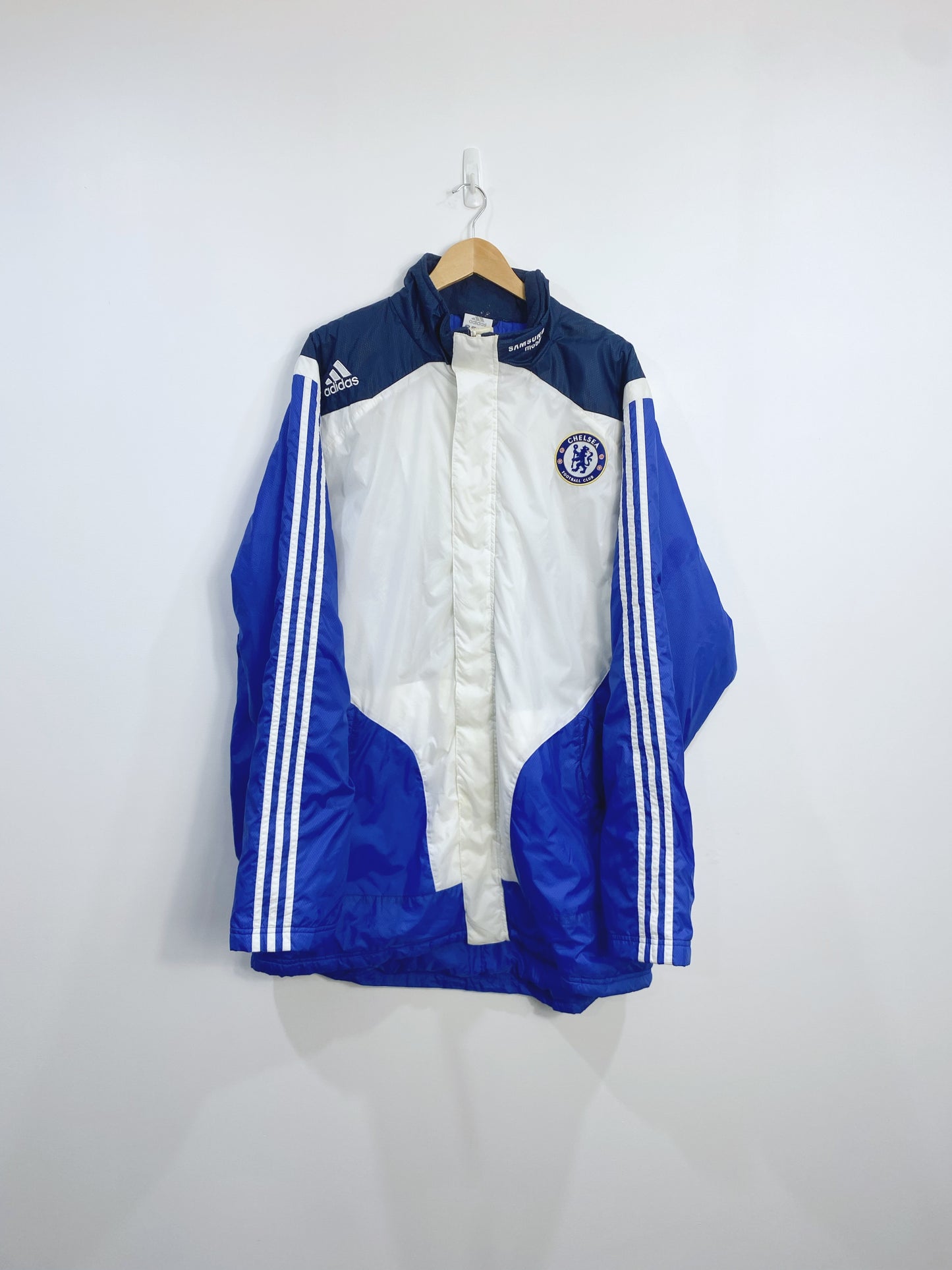 Vintage Chelsea Fc Embroidered Padded Jacket XXL