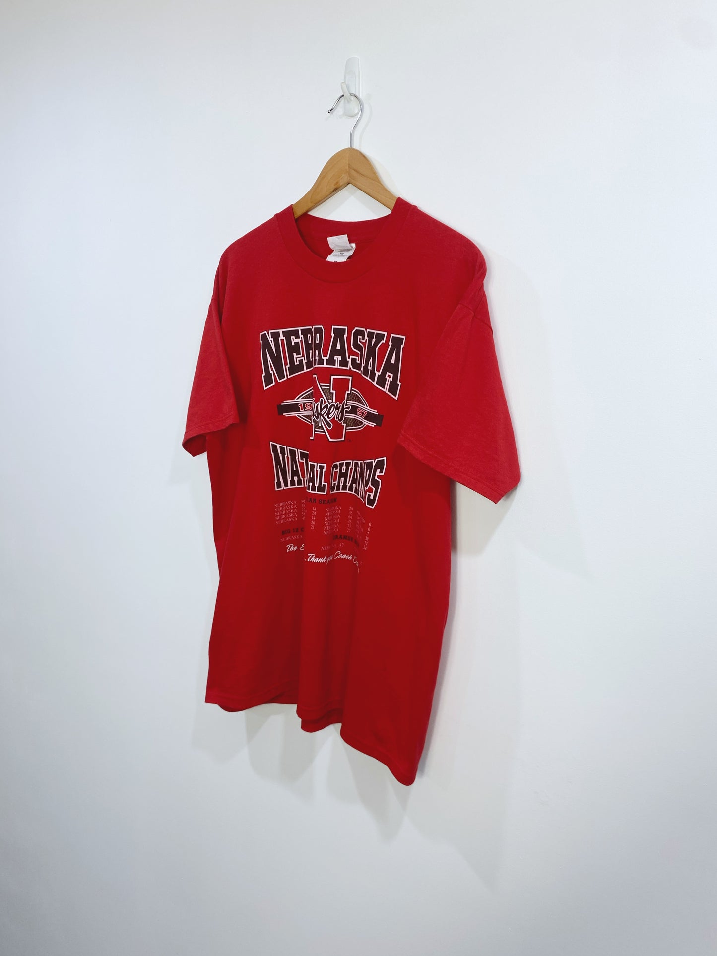 Vintage 1997 Nebraska Huskers Championship T-shirt L