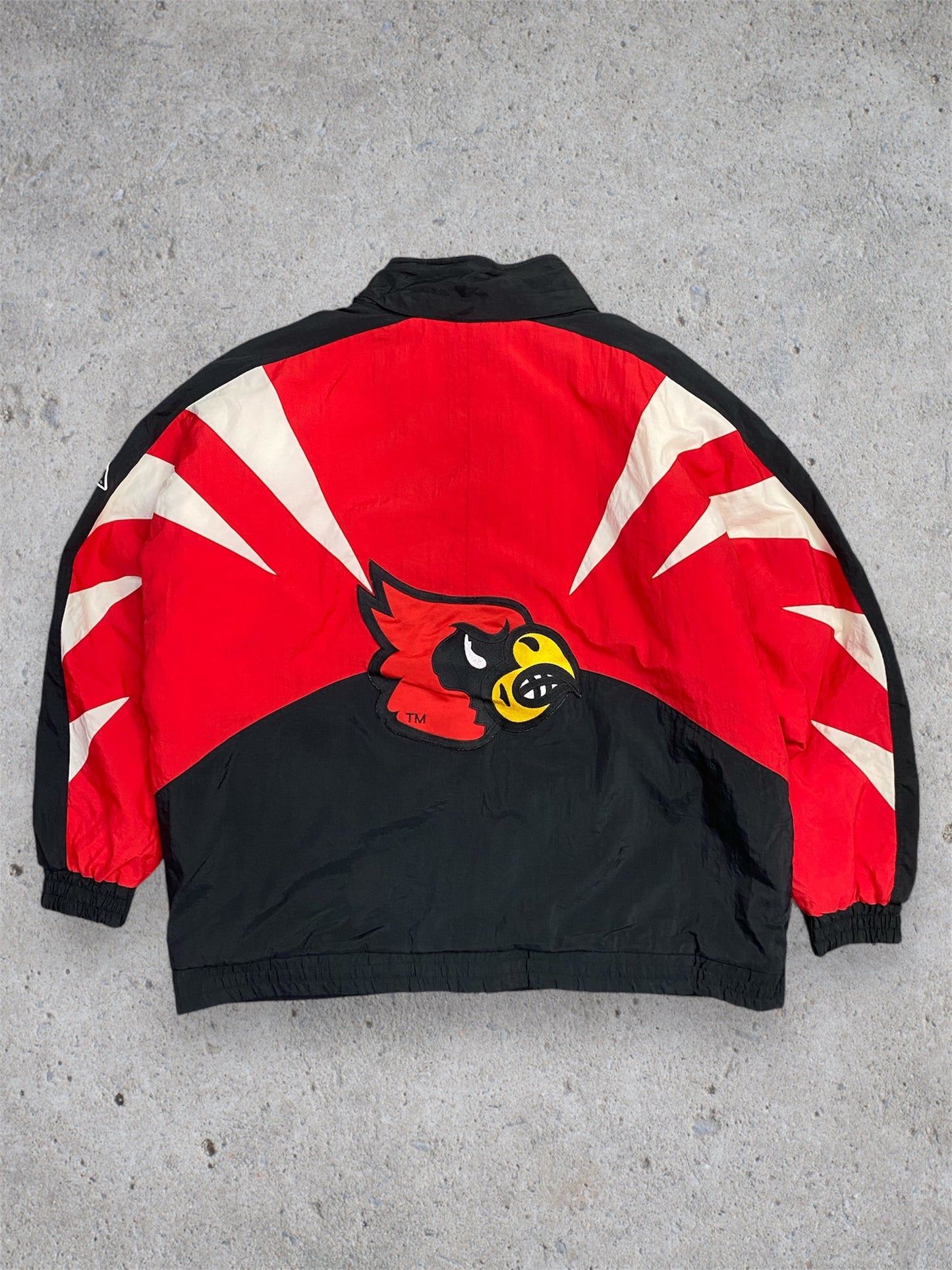 Vintage 90s Louisville Cardinals Apex One Quilted Jacket XL