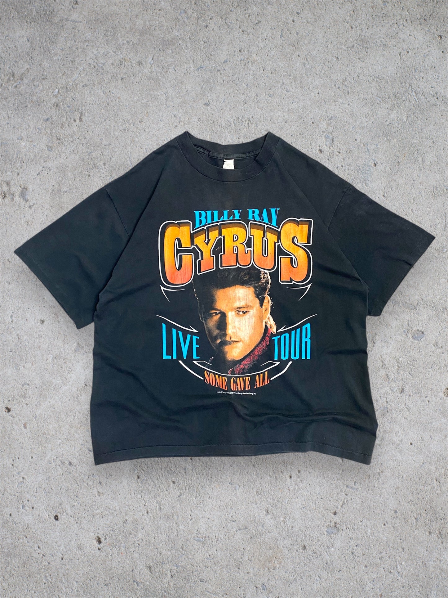 Vintage 1992 Billy Ray Cyrus Live Tour T-shirt L